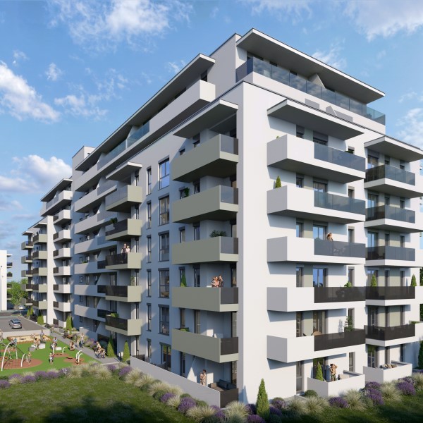 108 apartamente noi cu 1,2,3 și 4 camere