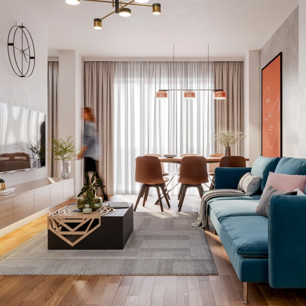 Apartamente 1 cameră J9 cu CF